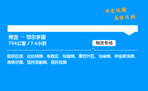 保定到鄂爾多斯物流公司-保定到鄂爾多斯物流專線-保定直達(dá)鄂爾多斯貨運(yùn)