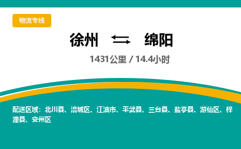 徐州到綿陽物流公司-徐州到綿陽專線物流