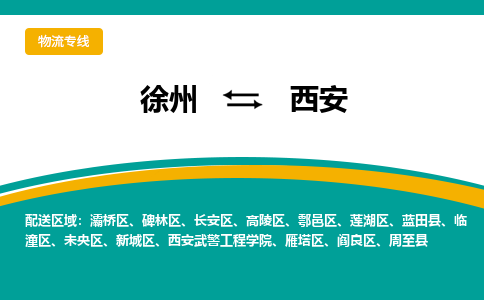 徐州到西安物流公司-徐州到西安專線物流